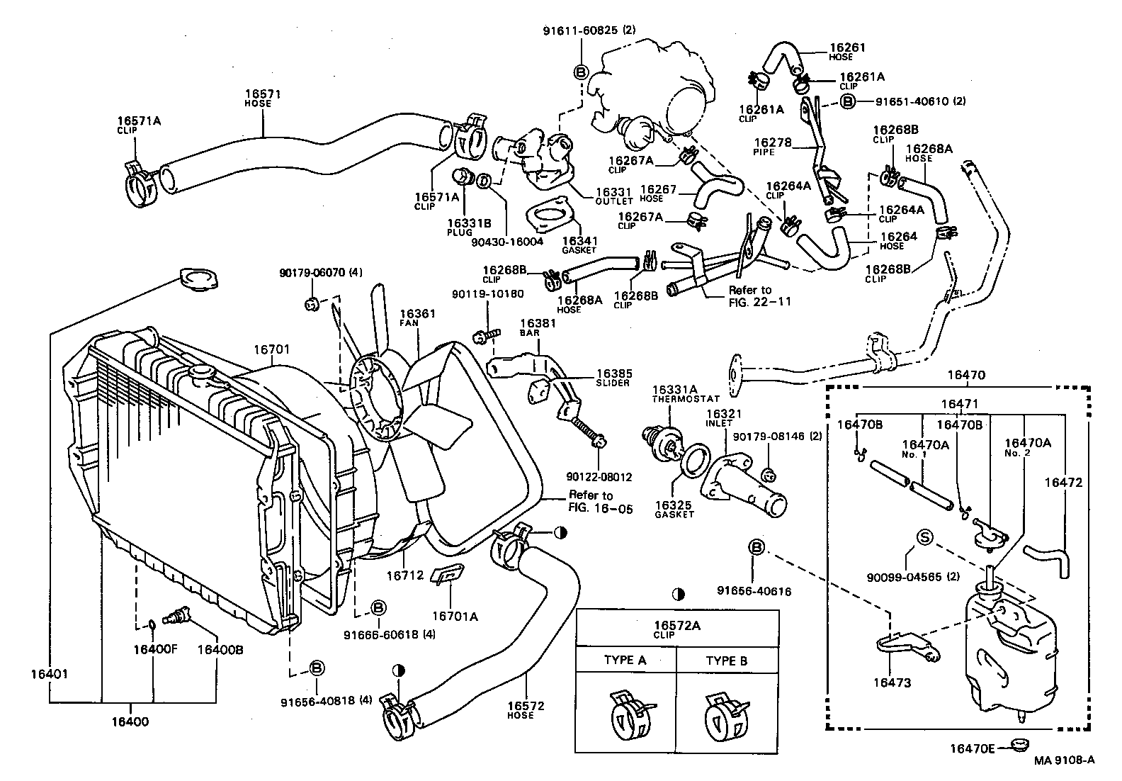 16381-54060 BAR, FAN BELT ADJUSTING product image