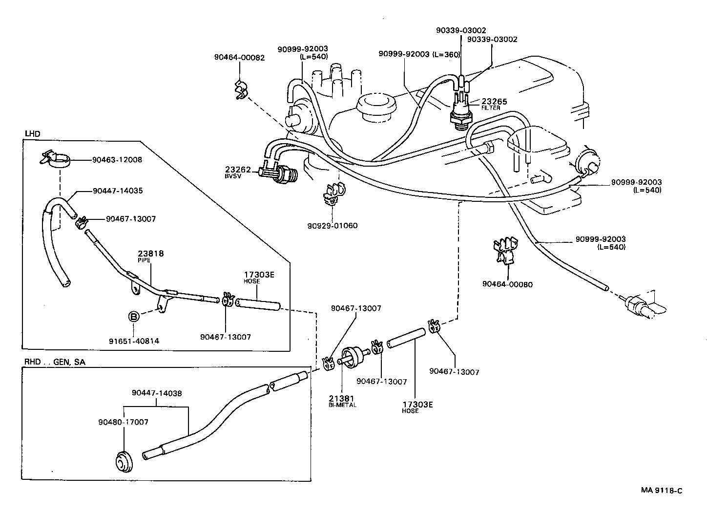 17300-73020 VALVE ASSY, AIR CONTROL product image