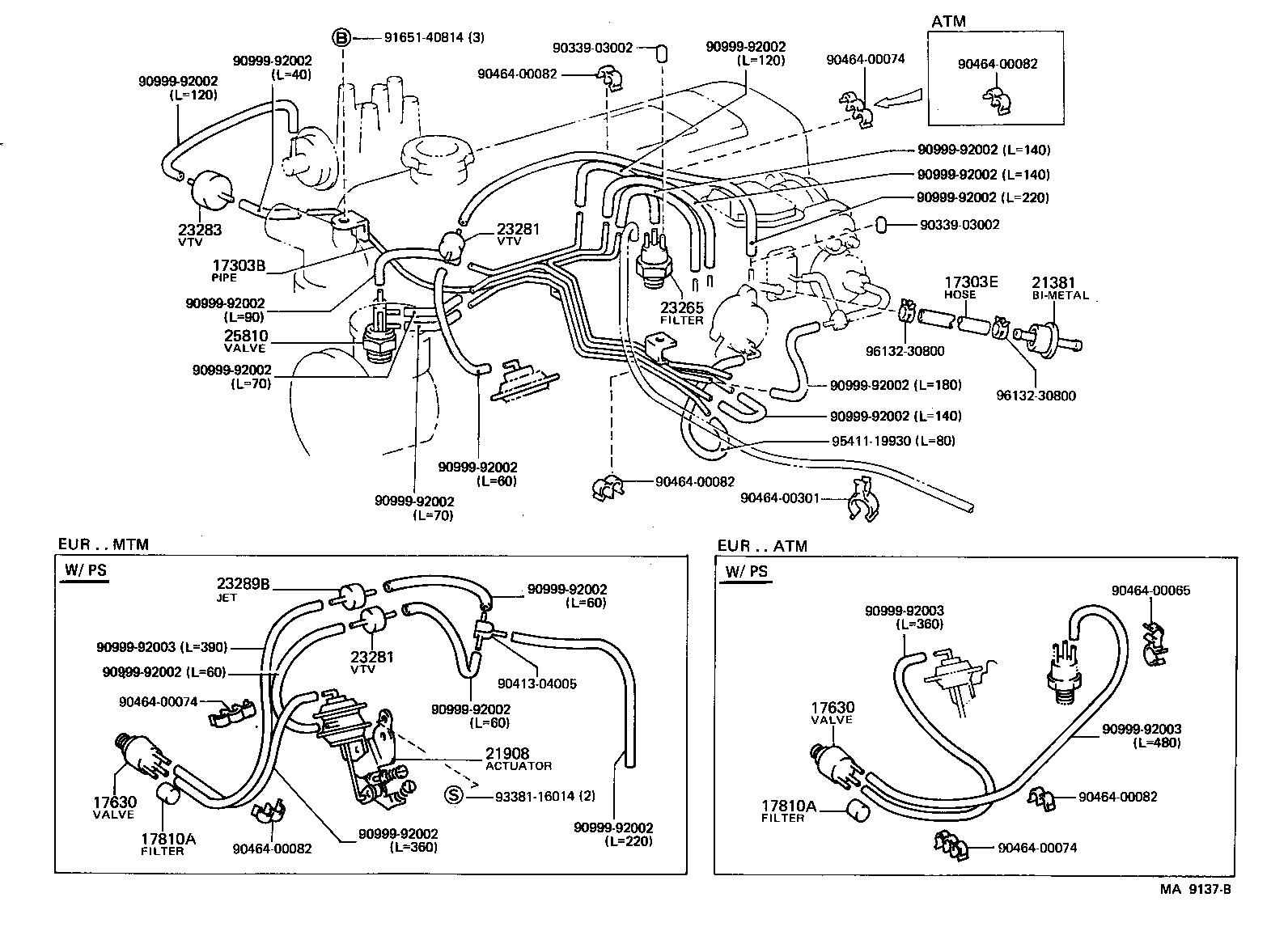 17680-73010 VALVE ASSY, MIXTURE CONTROL product image