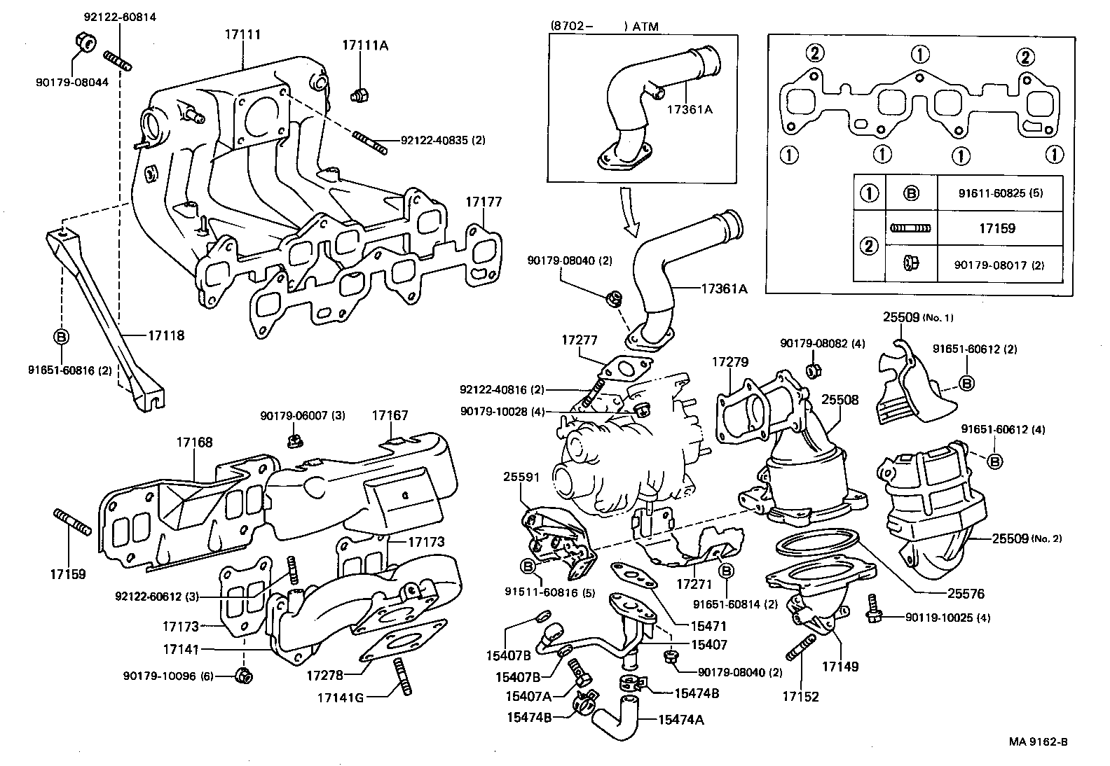 17101-55010 MANIFOLD, INTAKE product image