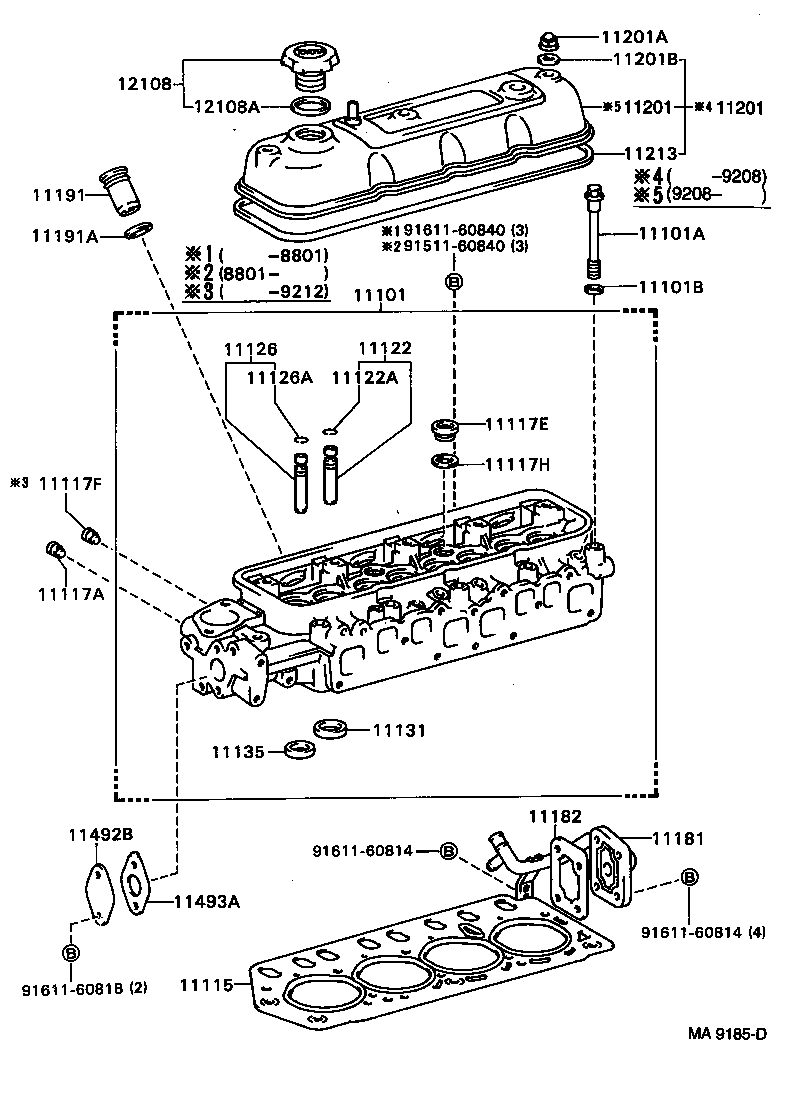 11201-49097 COVER SUB-ASSY, CYLINDER HEAD product image