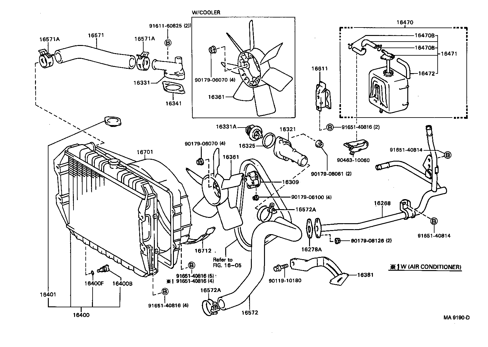 16381-44022 BAR, FAN BELT ADJUSTING product image