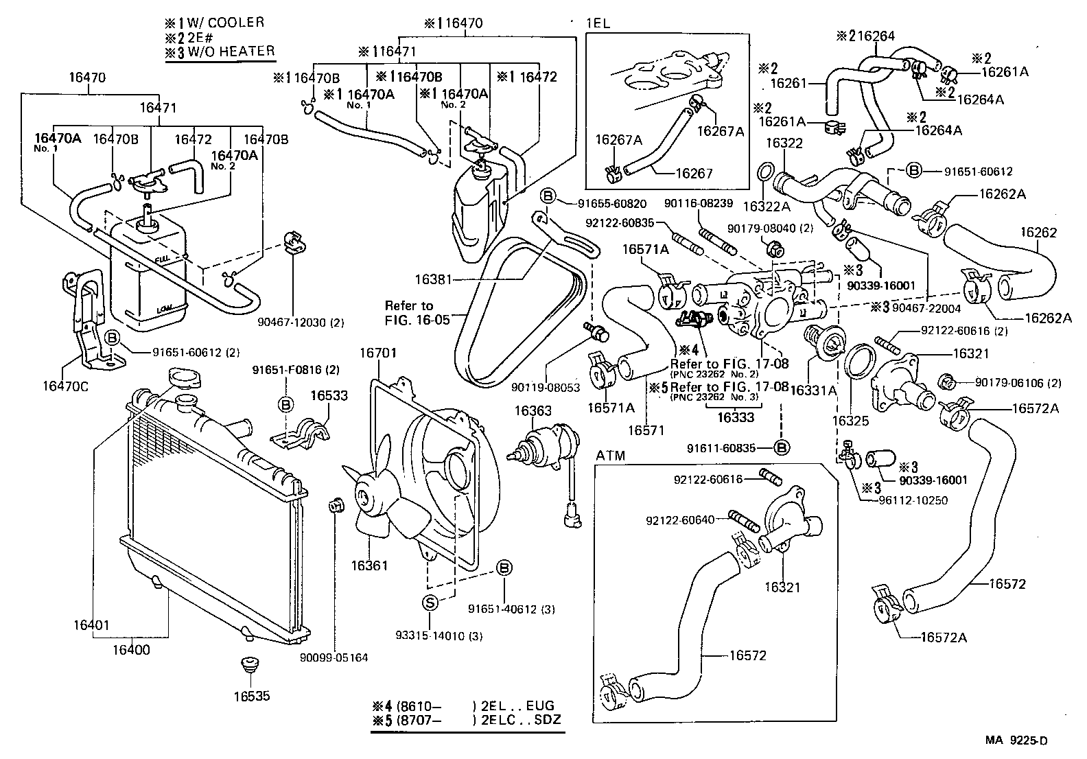 16262-10010 HOSE, WATER INLET product image