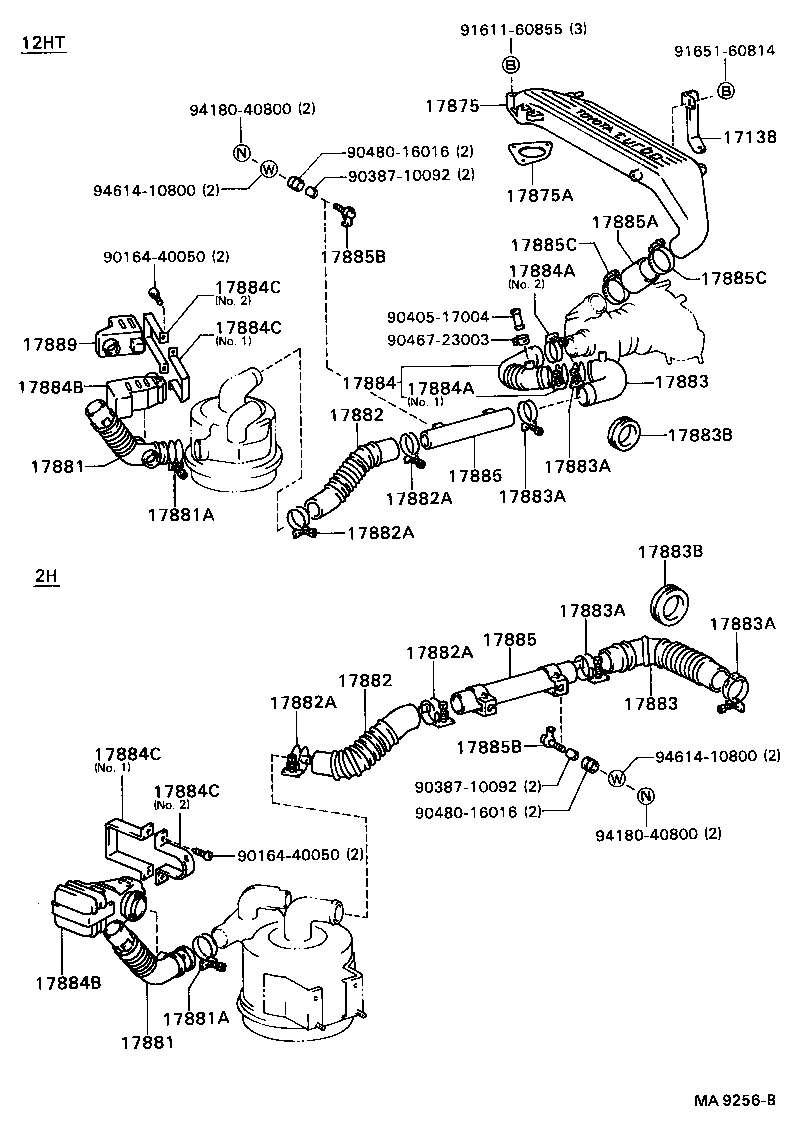 17700-58190 CLEANER ASSY, AIR product image