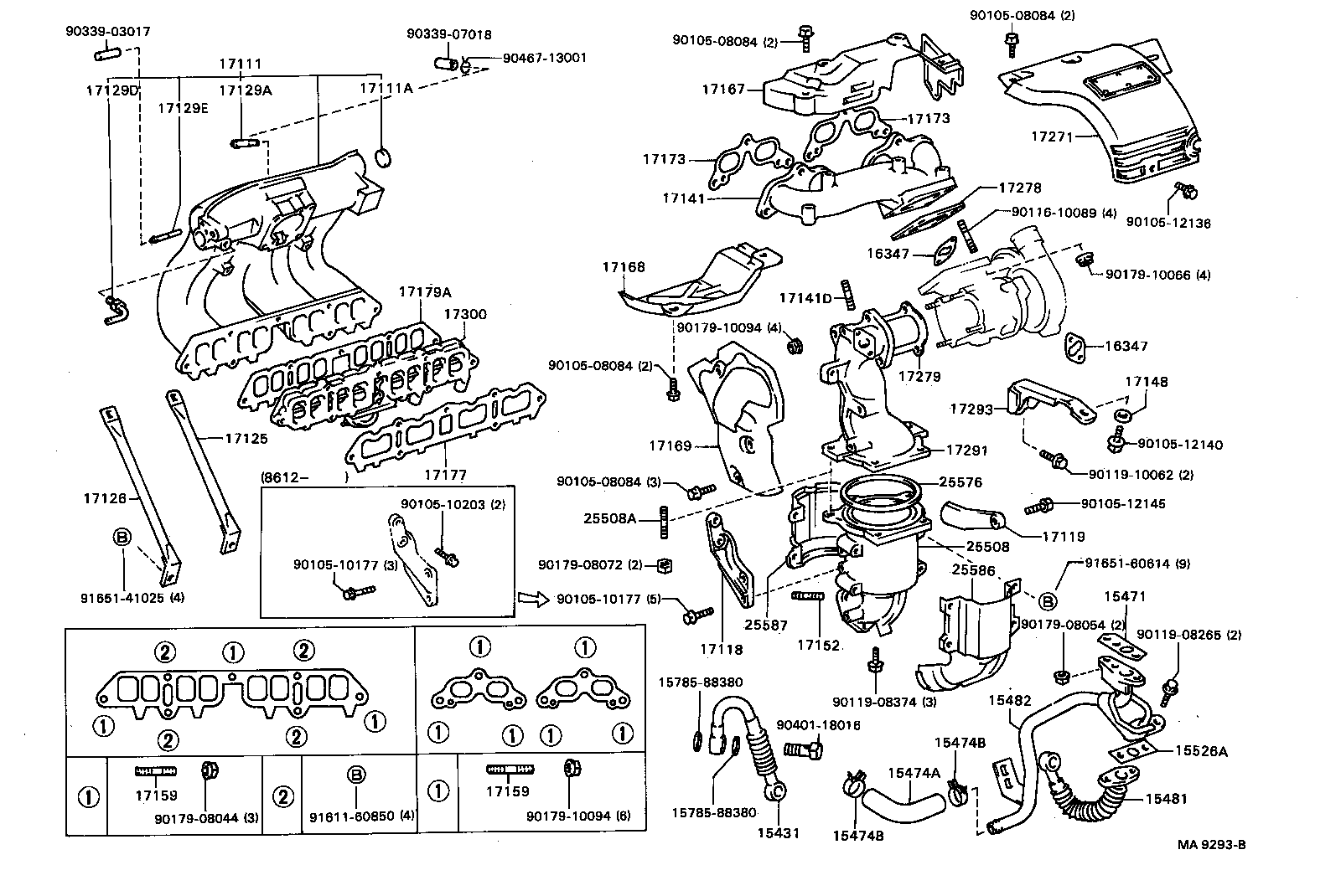 17101-88380 MANIFOLD, INTAKE product image