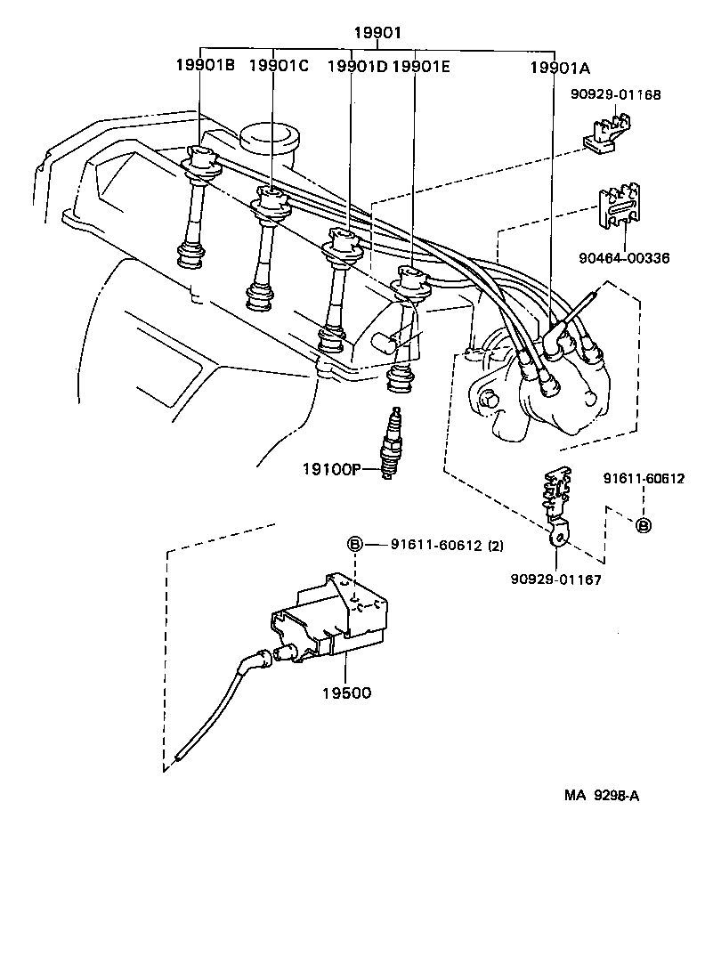 90919-01151 PLUG, SPARK product image
