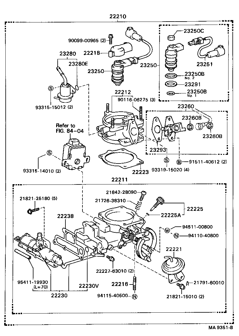 23209-63011 INJECTOR ASSY, FUEL product image