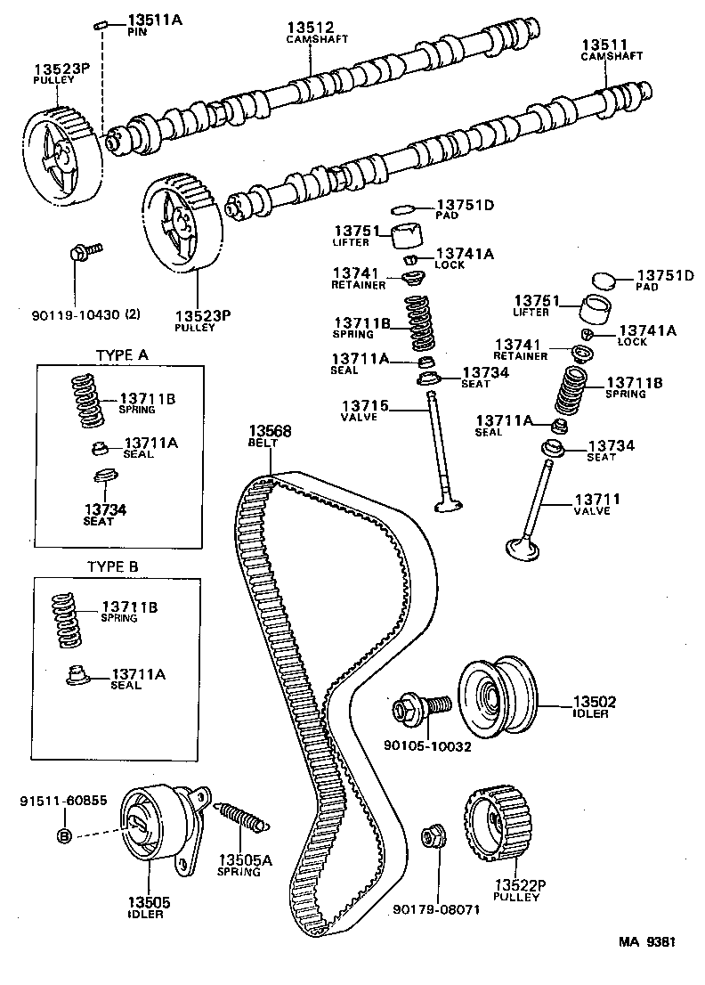 13501-70040 CAMSHAFT product image