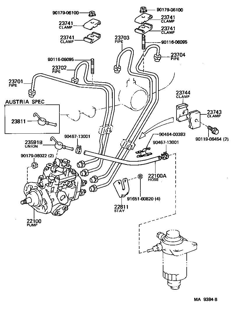 22100-5B070 PUMP ASSY, INJECTION OR SUPPLY product image