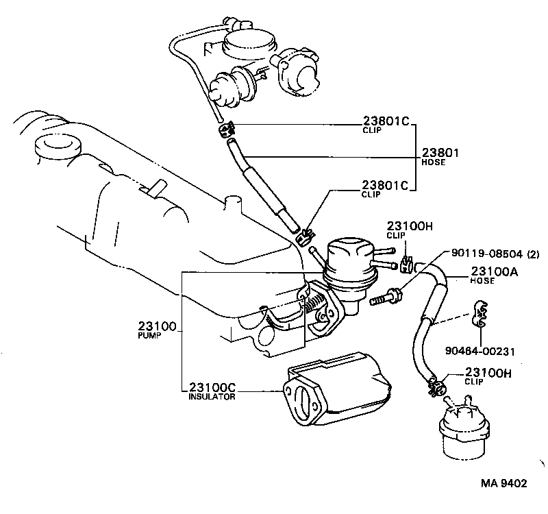 23271-15070 HOSE, FUEL product image