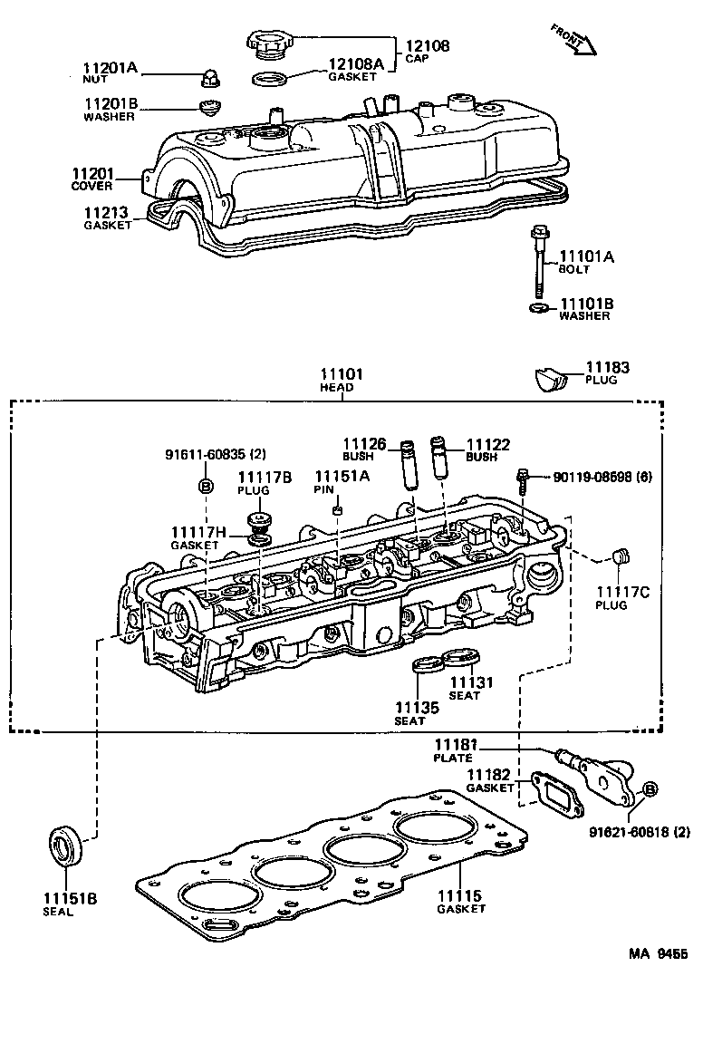 11115-01030 GASKET, CYLINDER HEAD product image