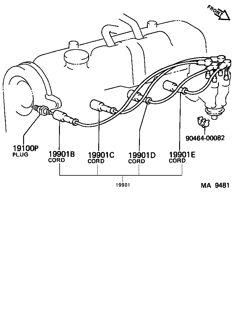 90080-91014 CORD, COIL RESISTIVE product image