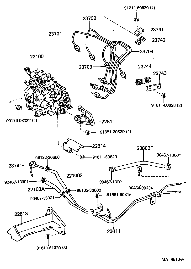 95332-08040 HOSE, FUEL product image