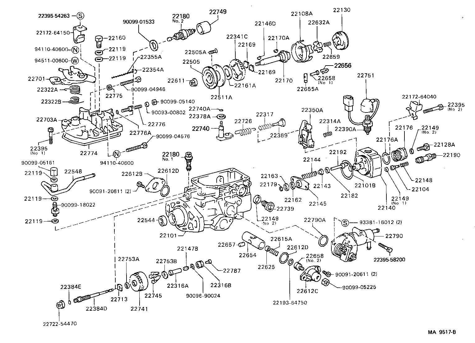 22128-54010 BOLT, DISTRIBUTIVE HEAD product image
