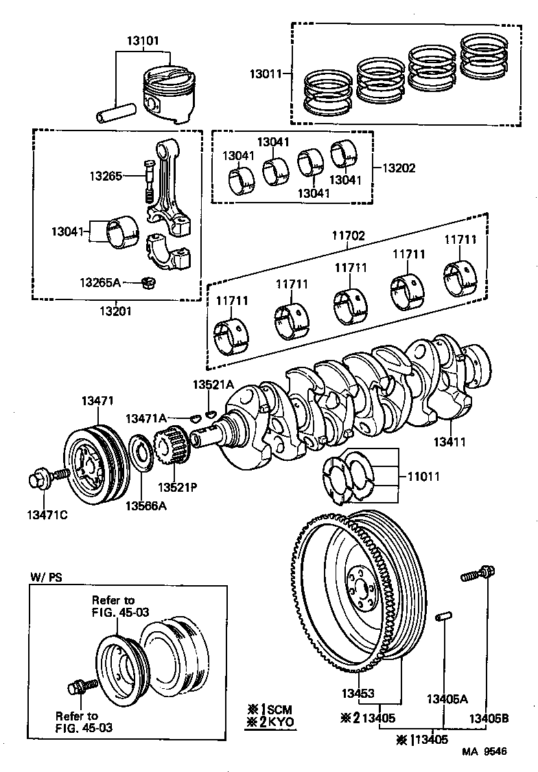 90521-24003 RING, HOLE SNAP(FOR PISTON PIN) product image