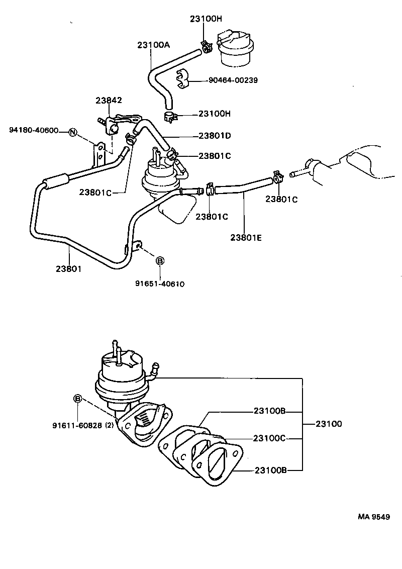 90447-12082 HOSE, FUEL product image