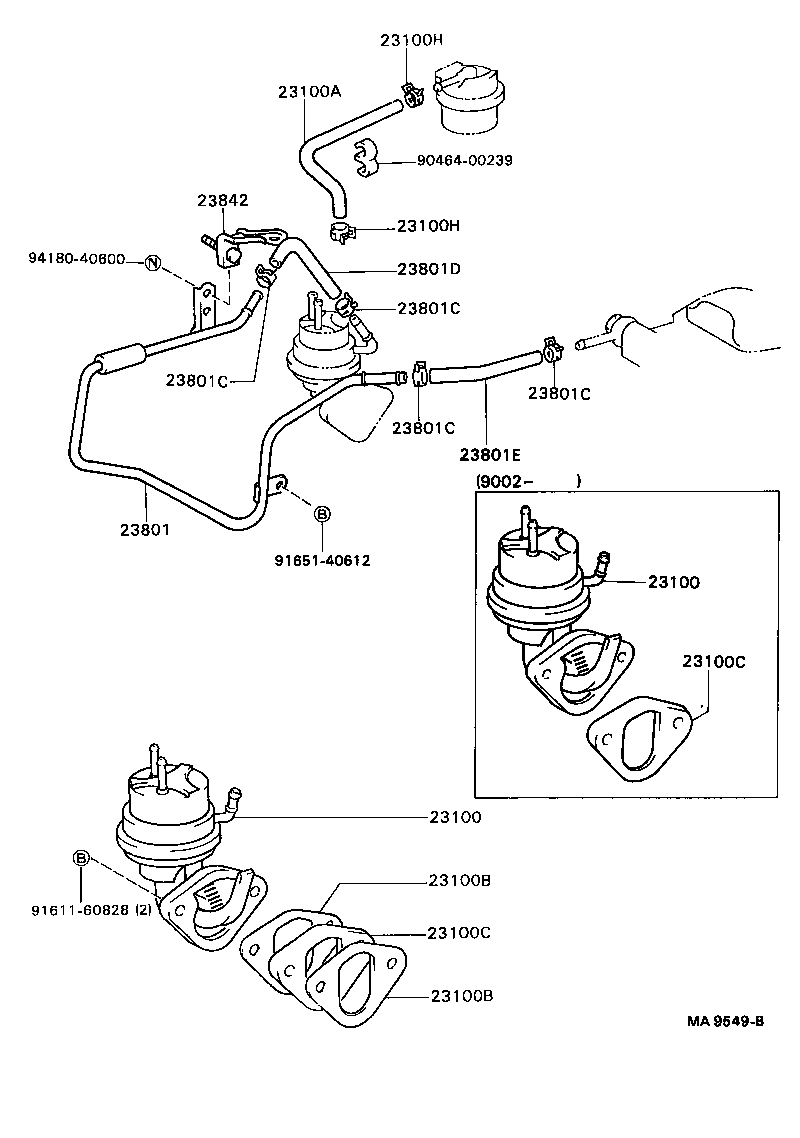 23100-73021 PUMP ASSY, FUEL product image
