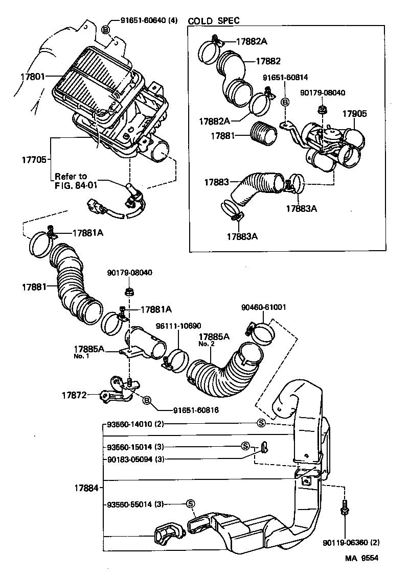 17943-11010 PROTECTOR, INTERCOOLER product image