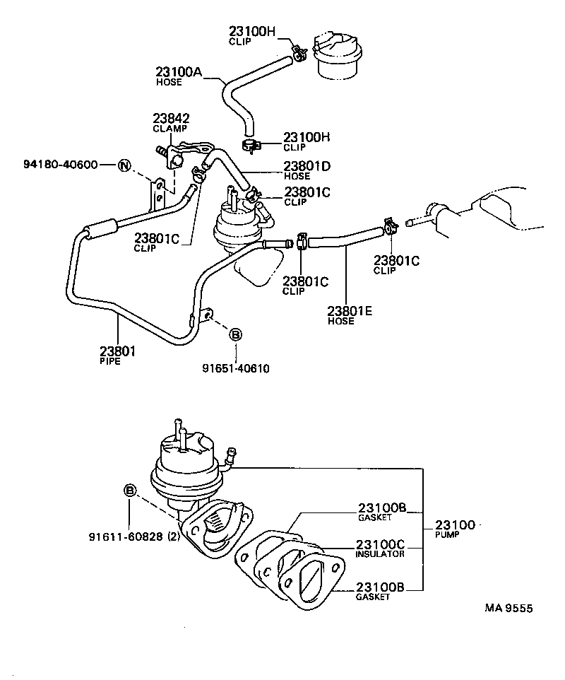 23814-35090 PIPE, FUEL DELIVERY product image