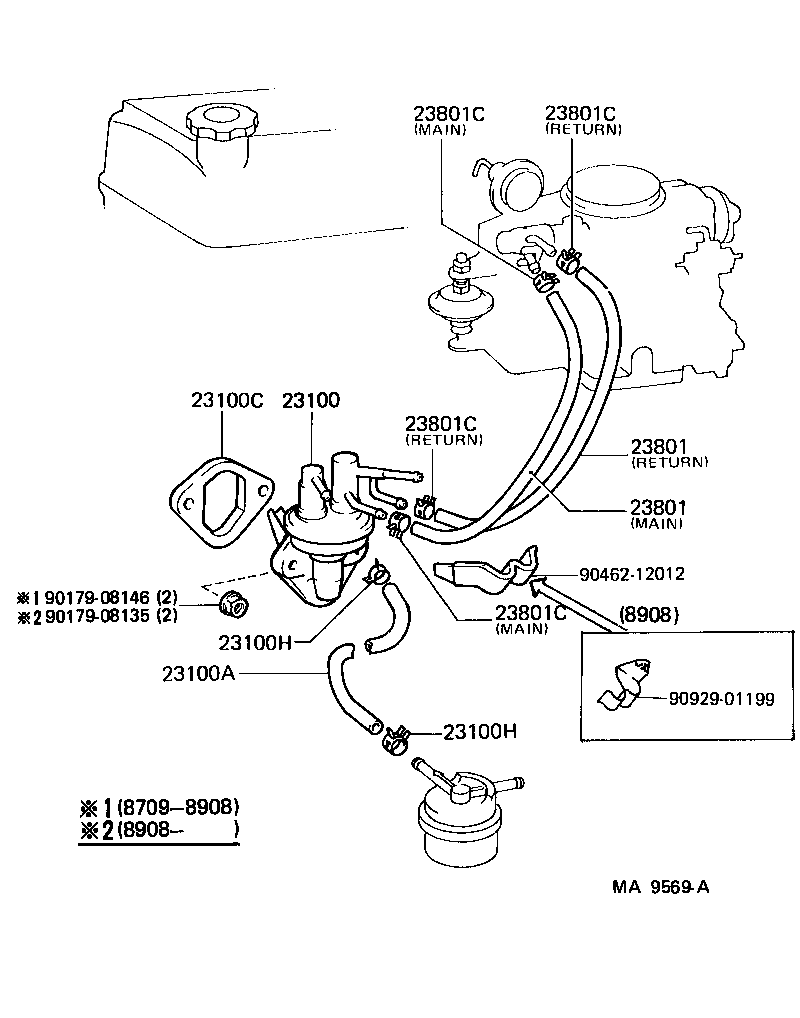 23100-73040 PUMP ASSY, FUEL product image