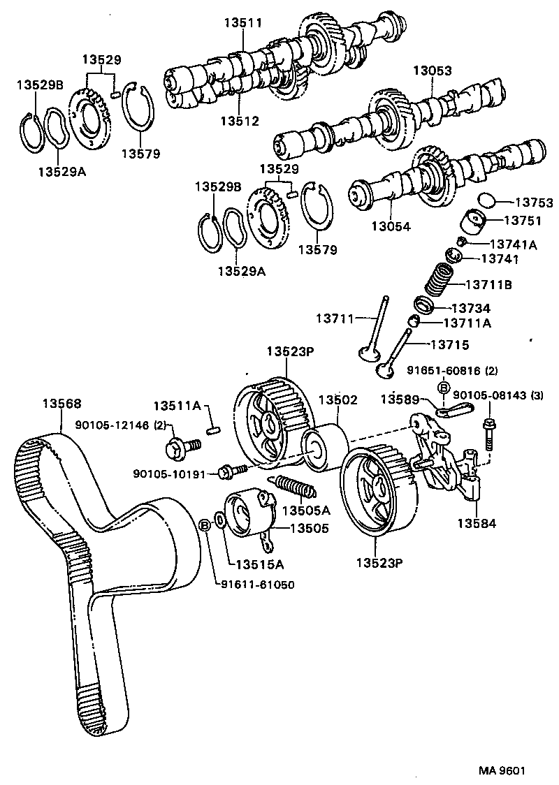 13715-62011 VALVE, EXHAUST product image