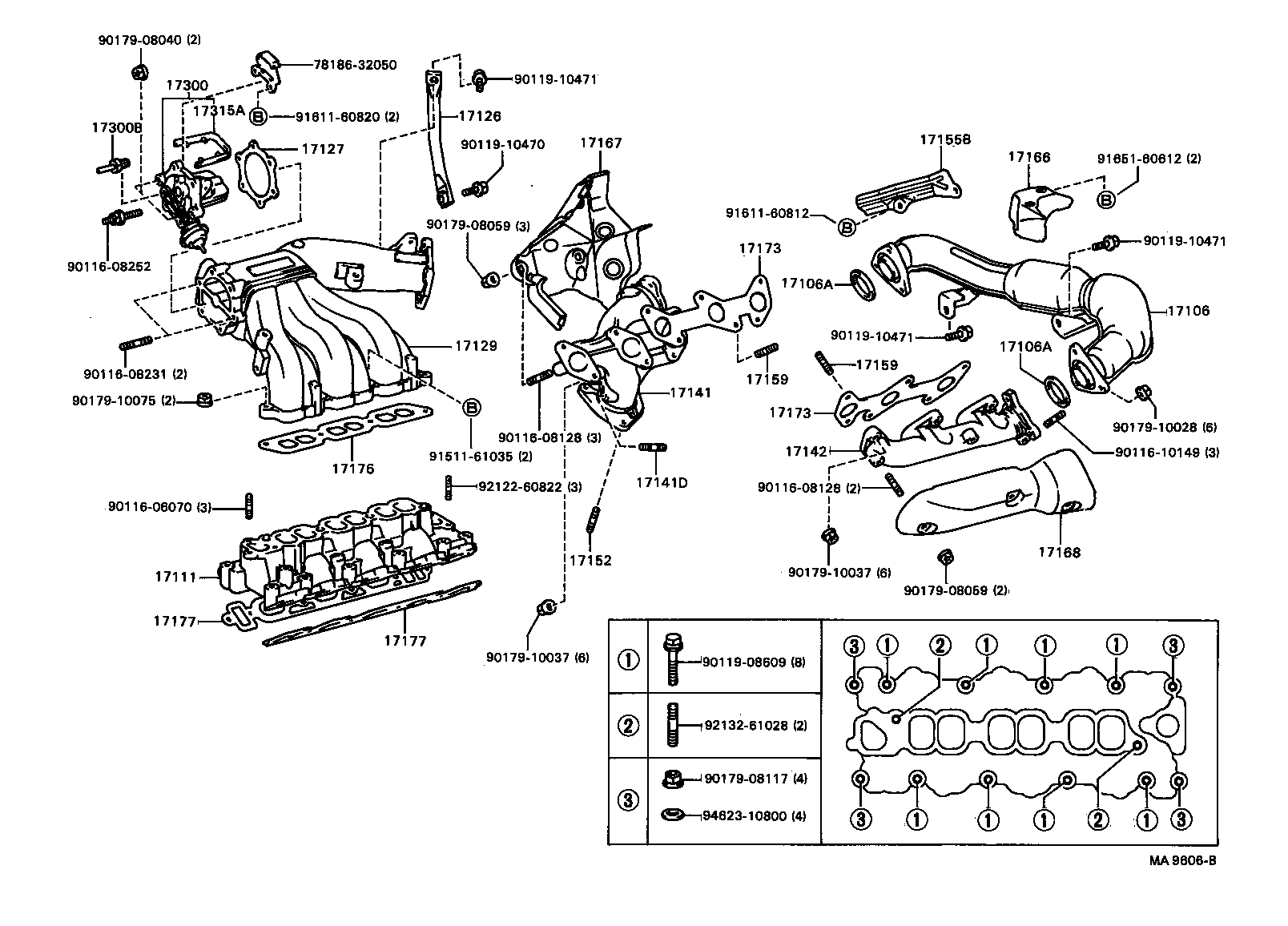 17111-62010 MANIFOLD, INTAKE product image