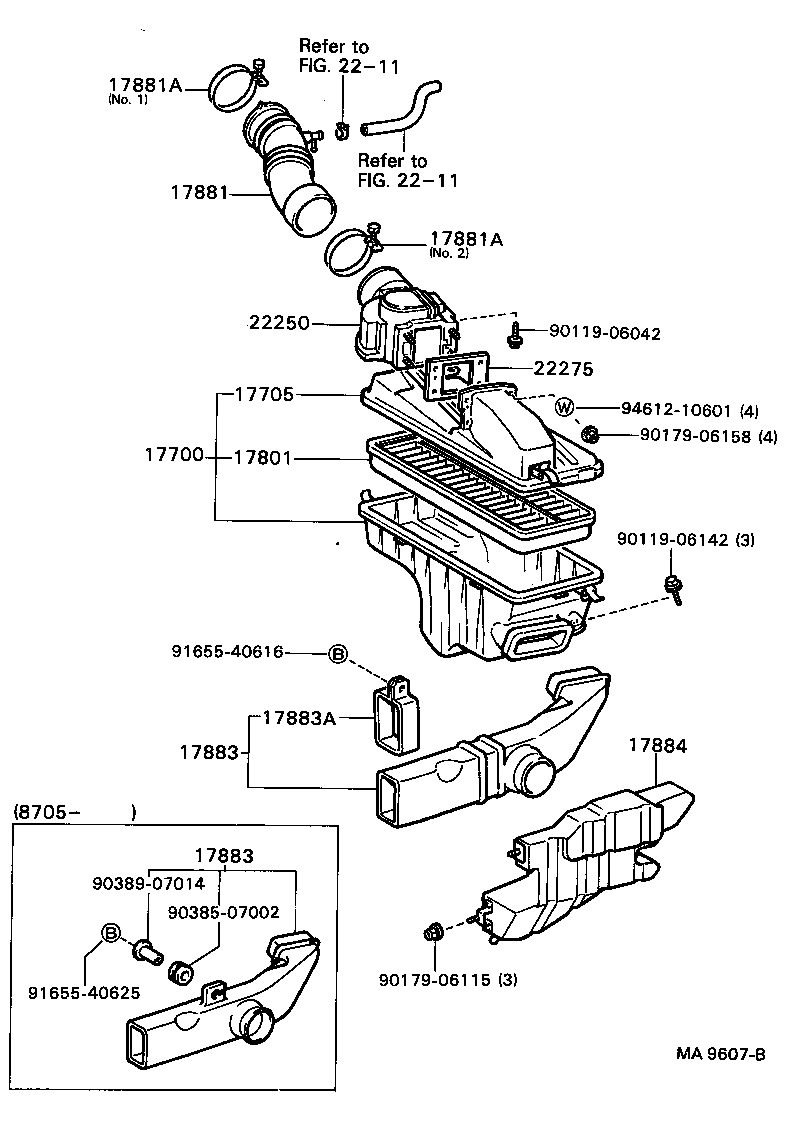 17705-62010 CAP SUB-ASSY, AIR CLEANER product image