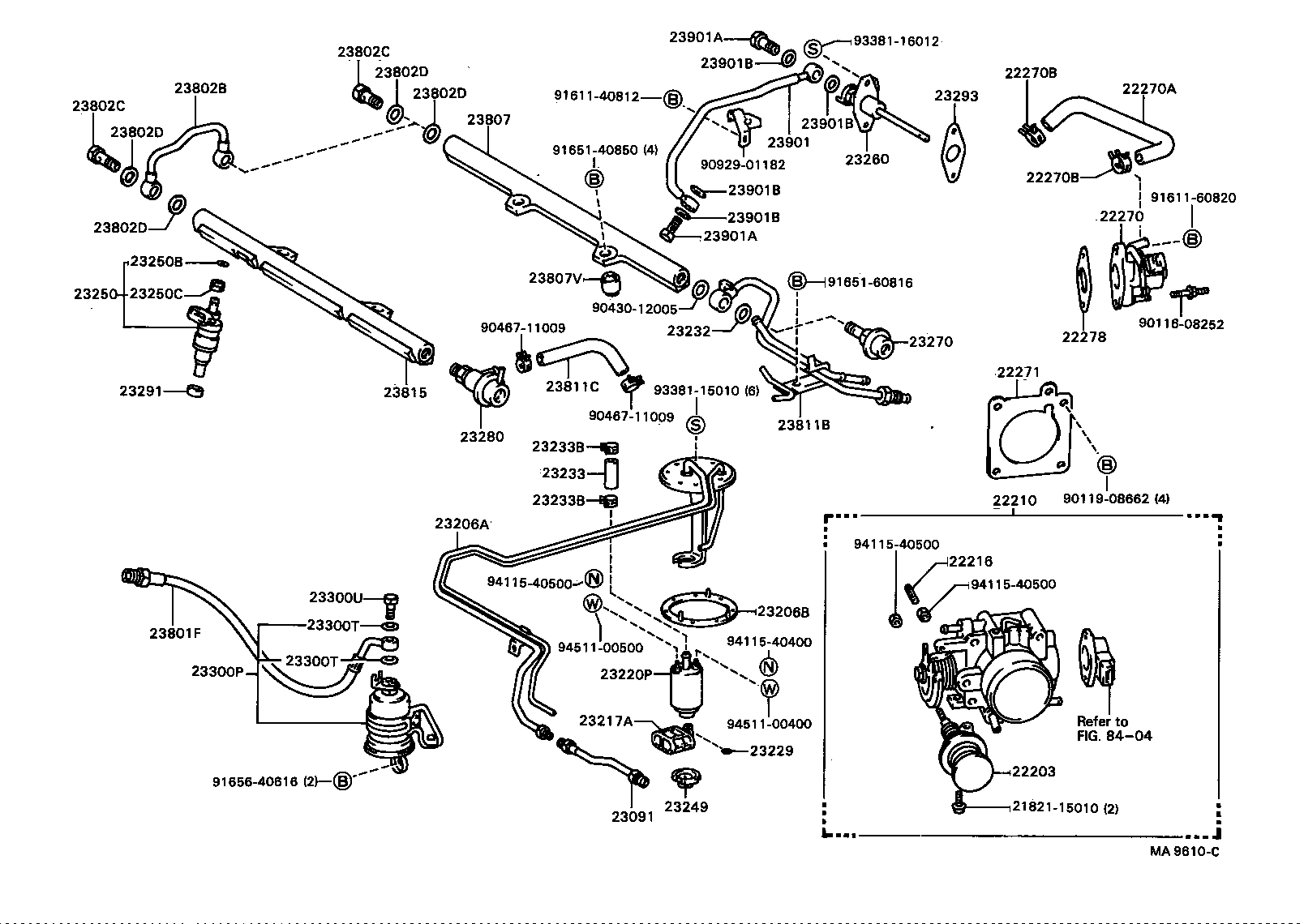 22271-62010 GASKET, THROTTLE BODY product image