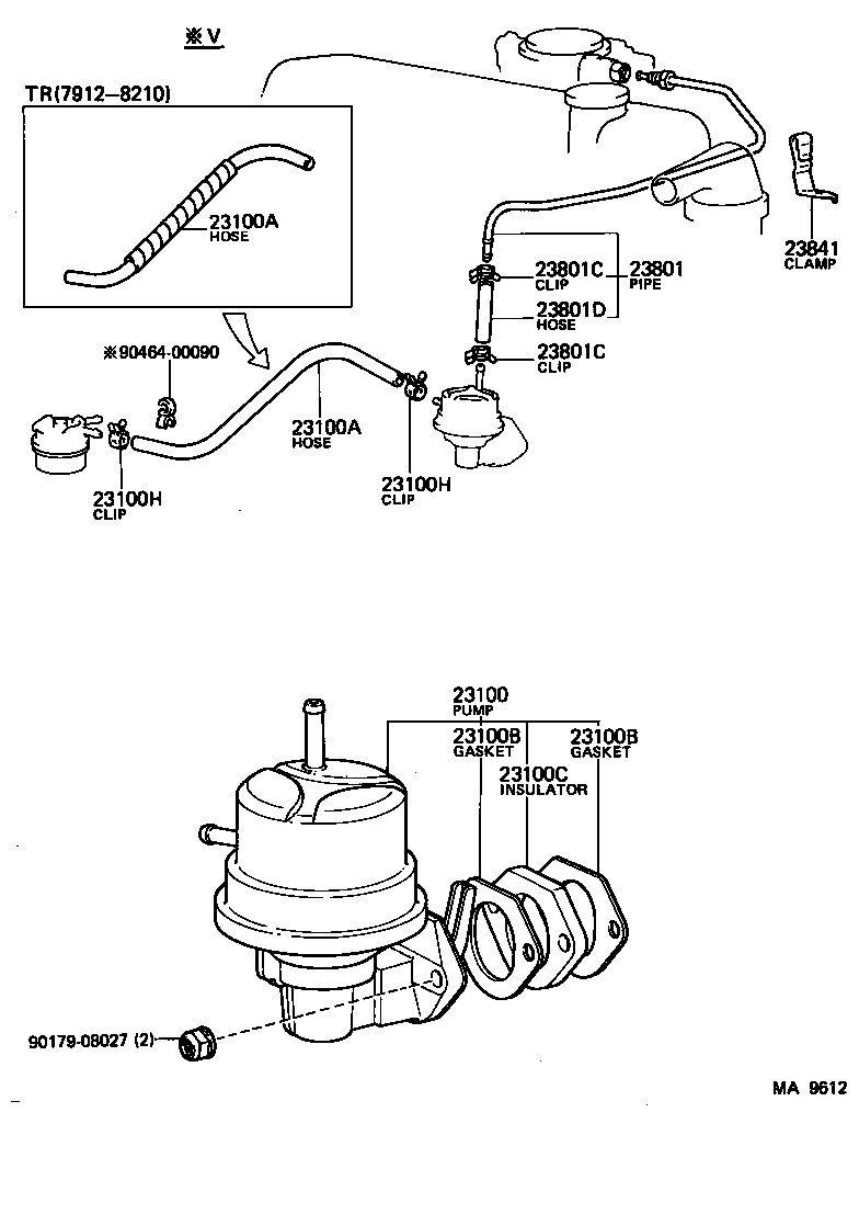 23100-19185 PUMP ASSY, FUEL product image