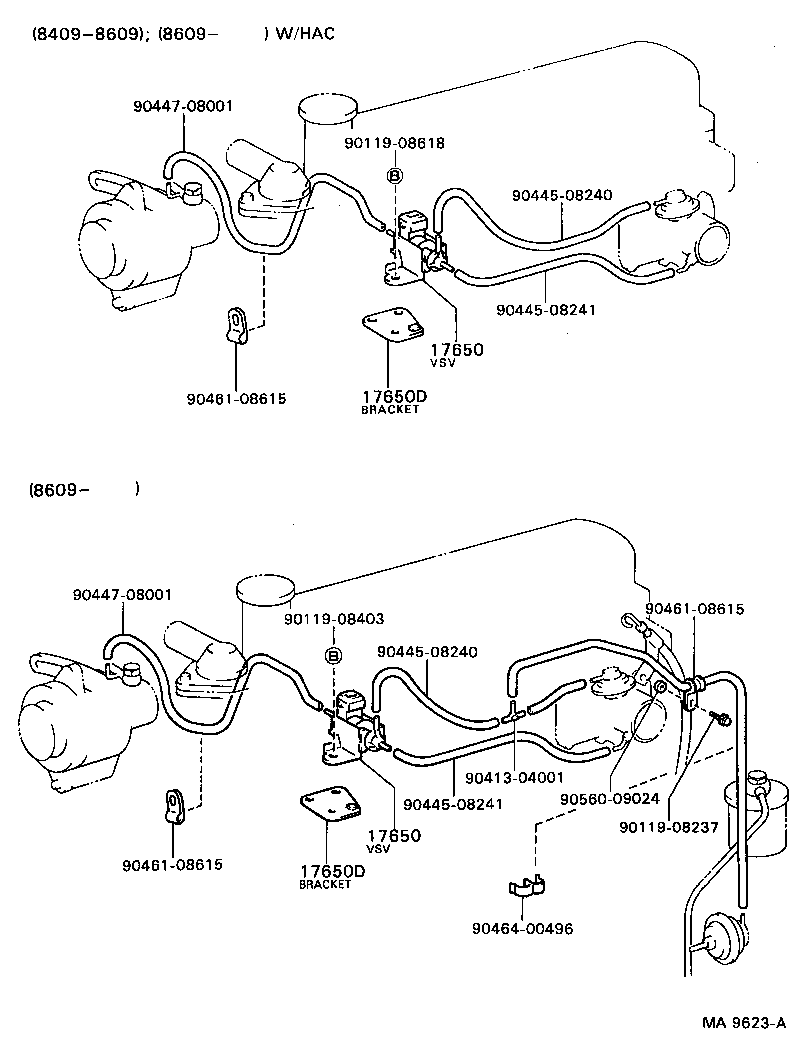 89570-89103 VALVE ASSY, VACUUM SWITCHING product image