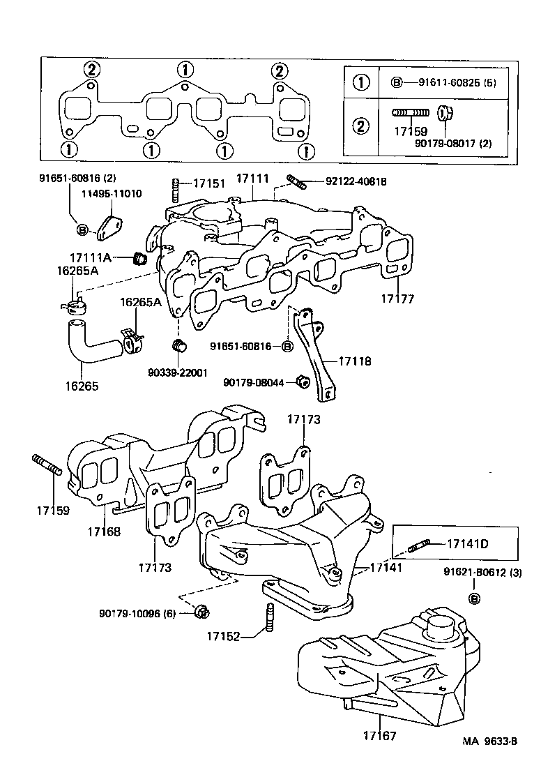 17101-10060 MANIFOLD, INTAKE product image