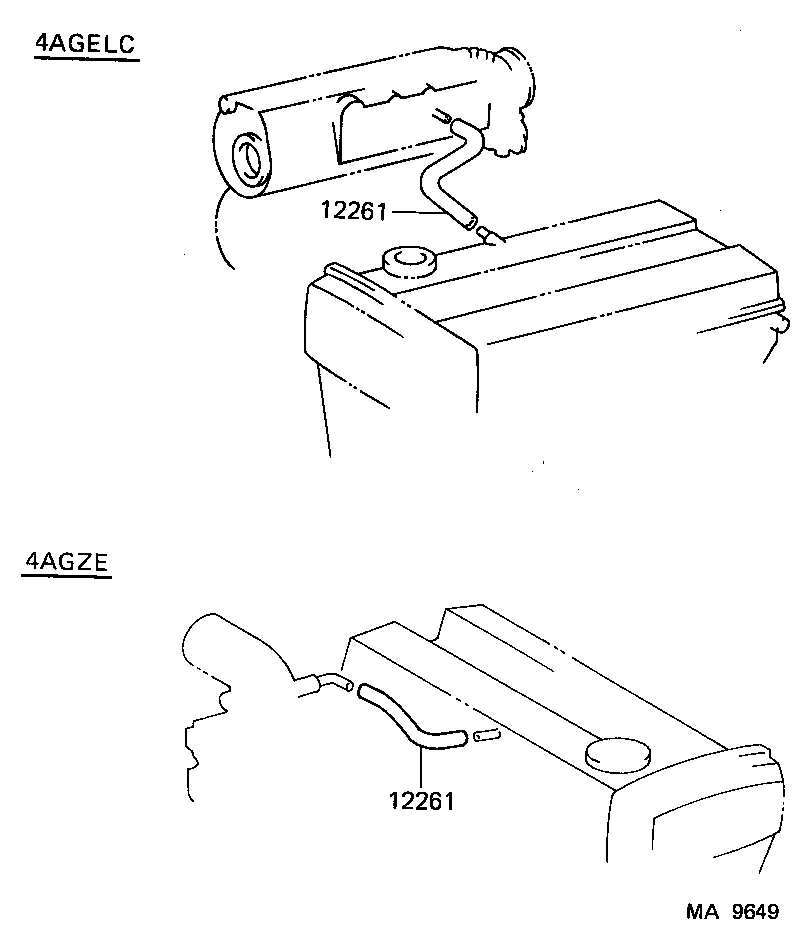 12261-16040 HOSE, VENTILATION product image