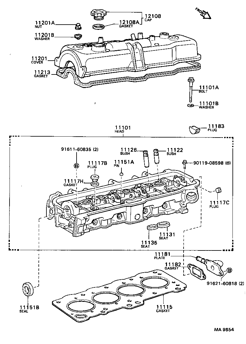 11210-16150 COVER SUB-ASSY, CYLINDER HEAD product image