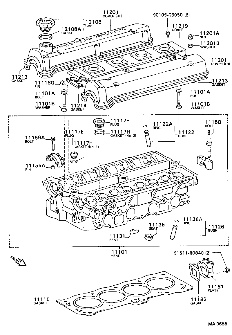 11210-16150 COVER SUB-ASSY, CYLINDER HEAD product image