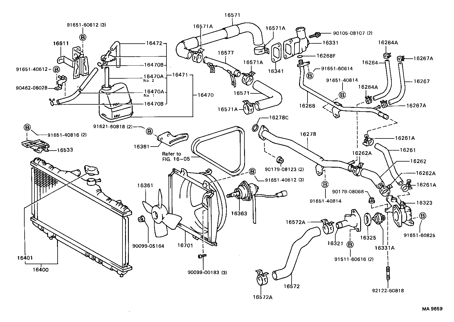16304-74011 OUTLET, WATER product image