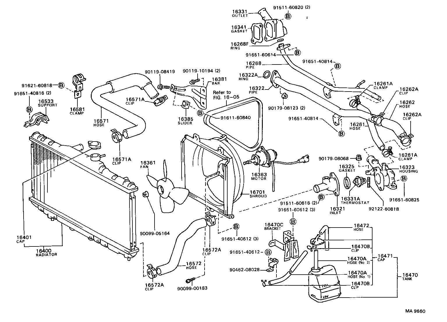 16400-74300 RADIATOR ASSY product image