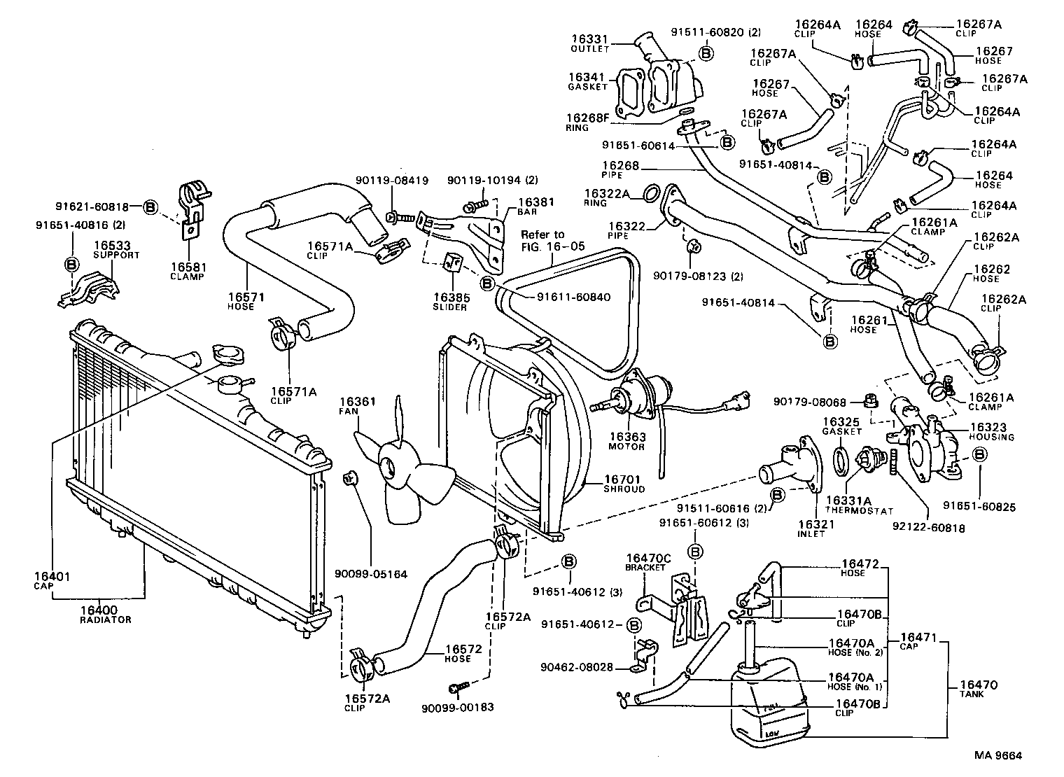 16304-74011 OUTLET, WATER product image