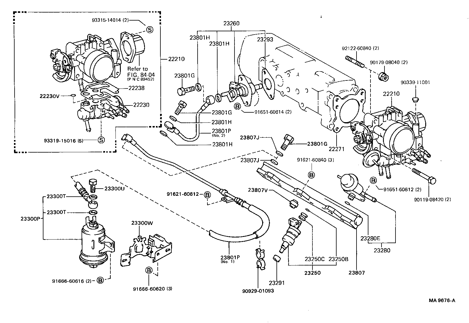23271-74120 HOSE, FUEL DELIVERY PIPE product image