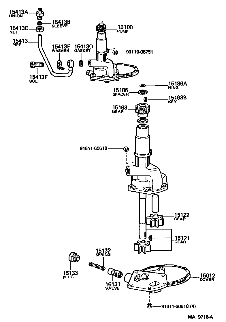 15147-70020 GASKET, OIL STRAINER product image