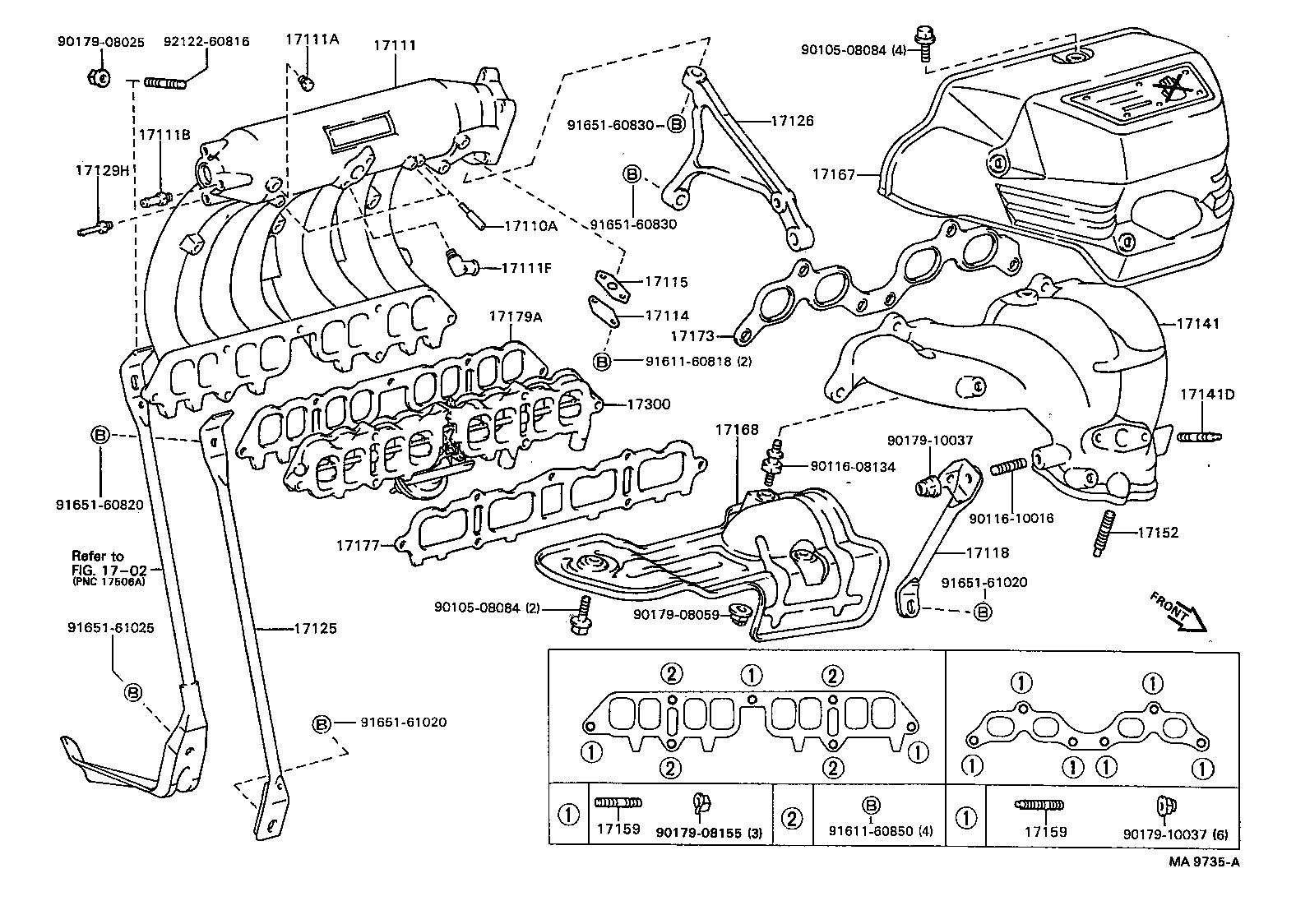 17101-88382 MANIFOLD, INTAKE product image