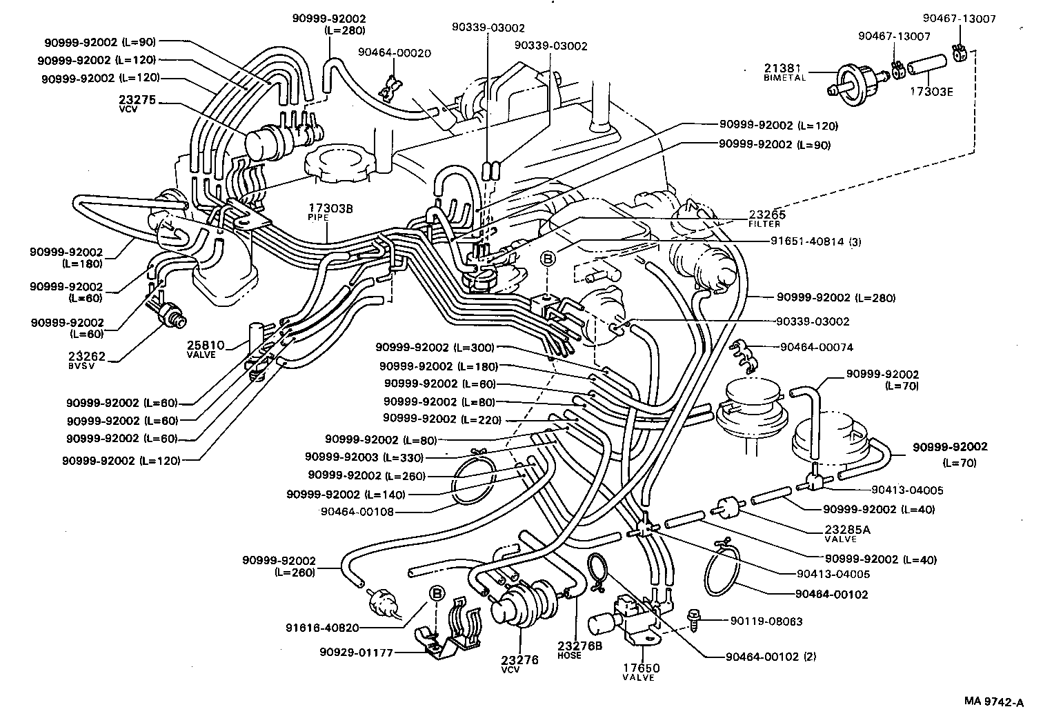 17300-73020 VALVE ASSY, AIR CONTROL product image