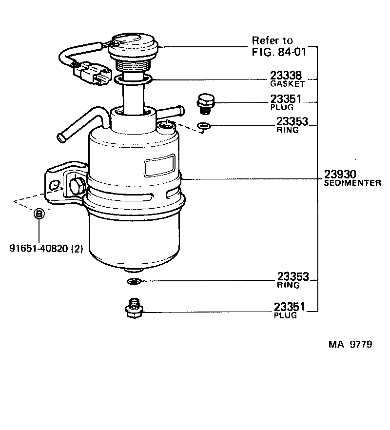 23921-58020 SUPPORT, FUEL FILTER product image