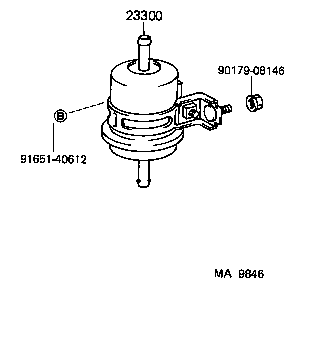 23921-58020 SUPPORT, FUEL FILTER product image
