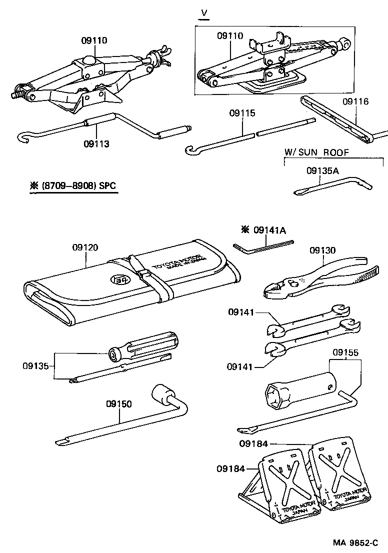 09111-30090 JACK ASSY product image