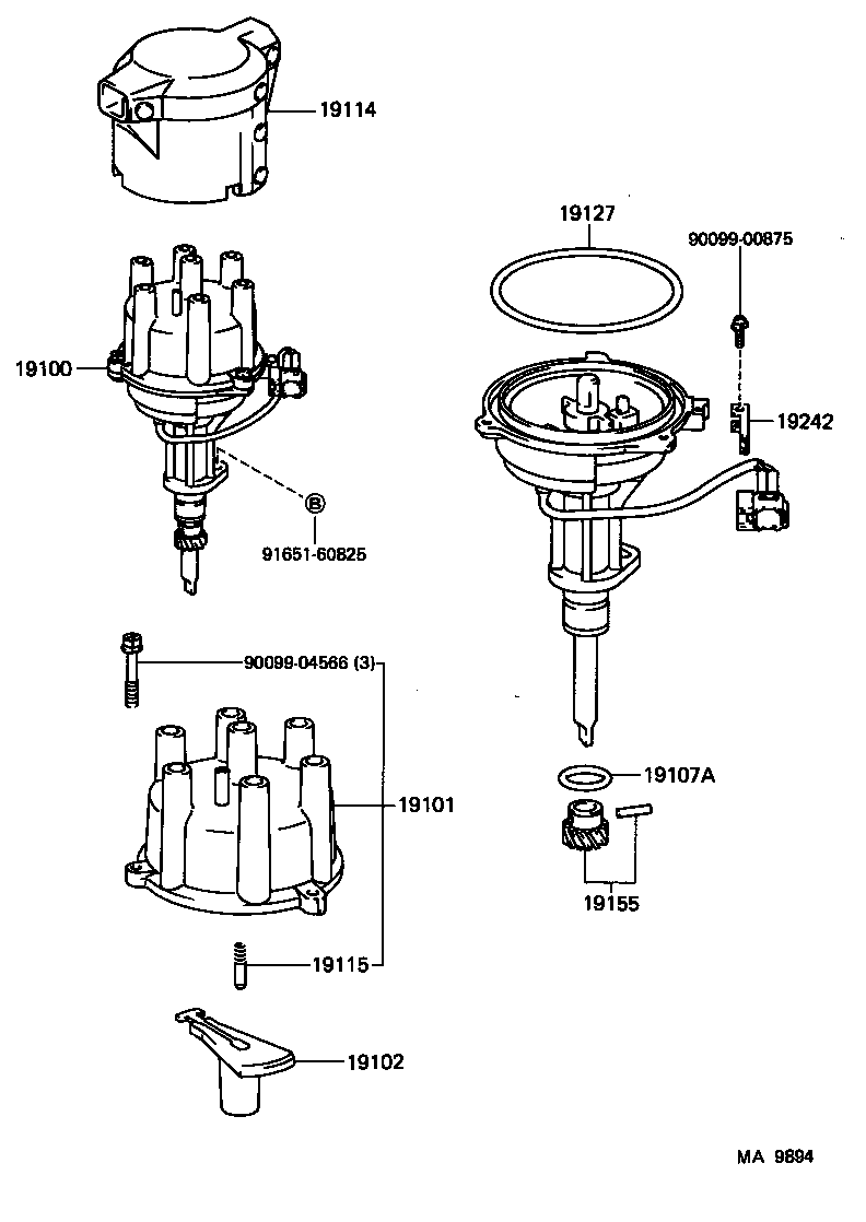 90099-14118 RING, O, DISTRIBUTOR HOUSING product image