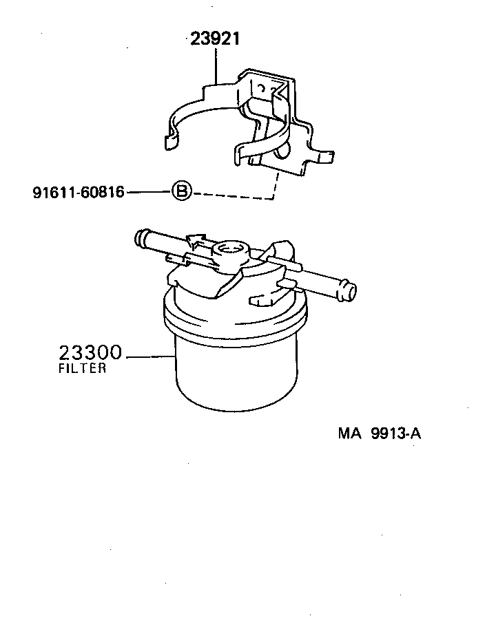 23301-54510 CAP ASSY, FUEL FILTER product image