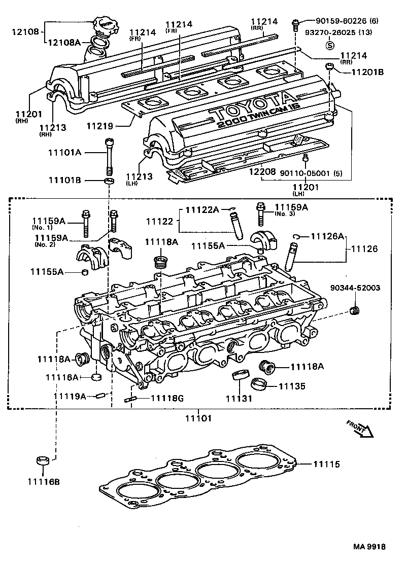 11201-88381 COVER SUB-ASSY, CYLINDER HEAD product image