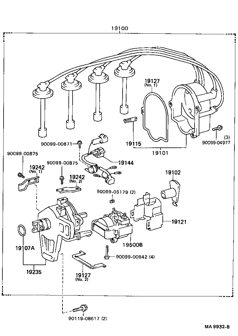 19040-74031 DISTRIBUTOR ASSY product image