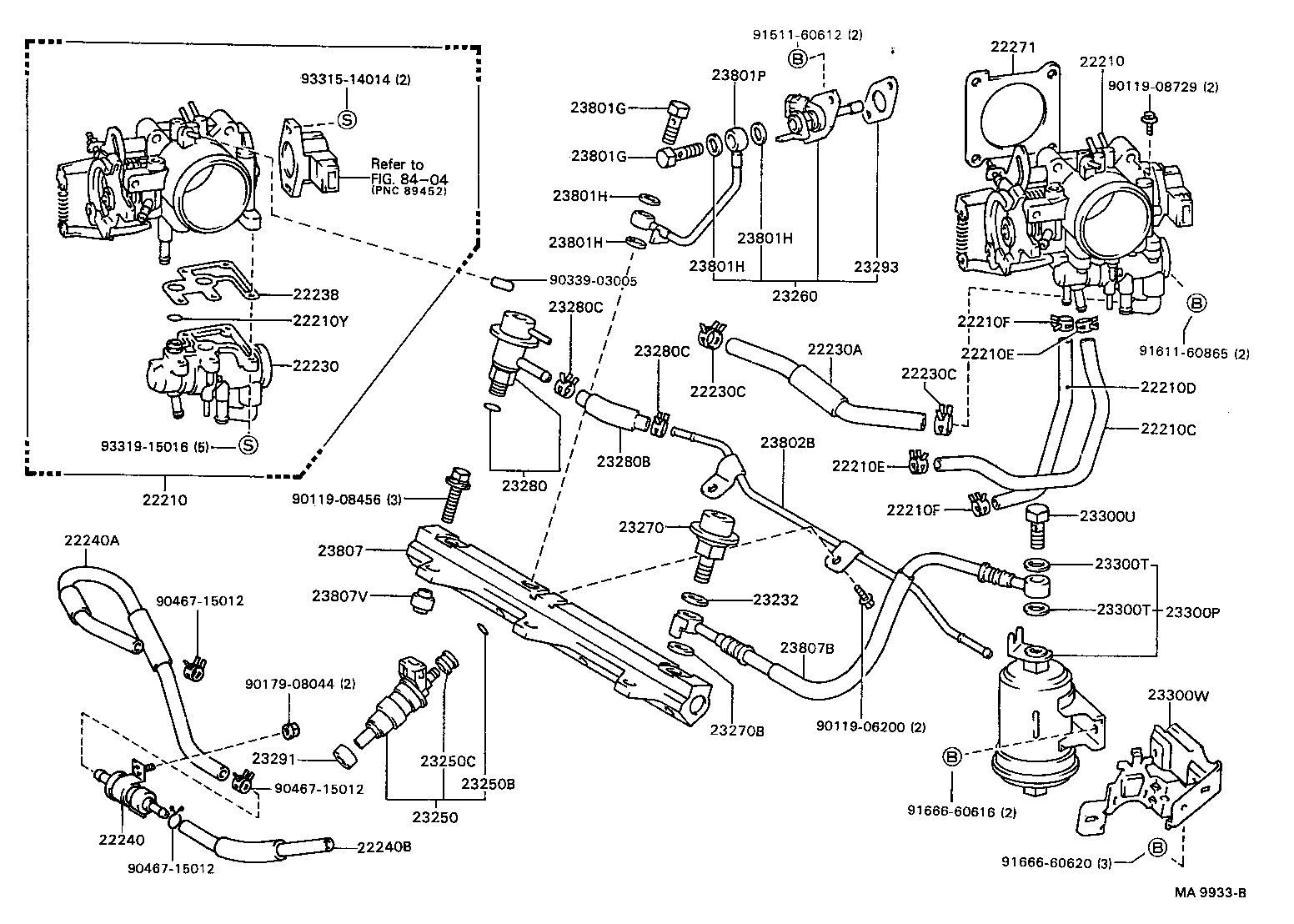 23271-74120 HOSE, FUEL DELIVERY PIPE product image
