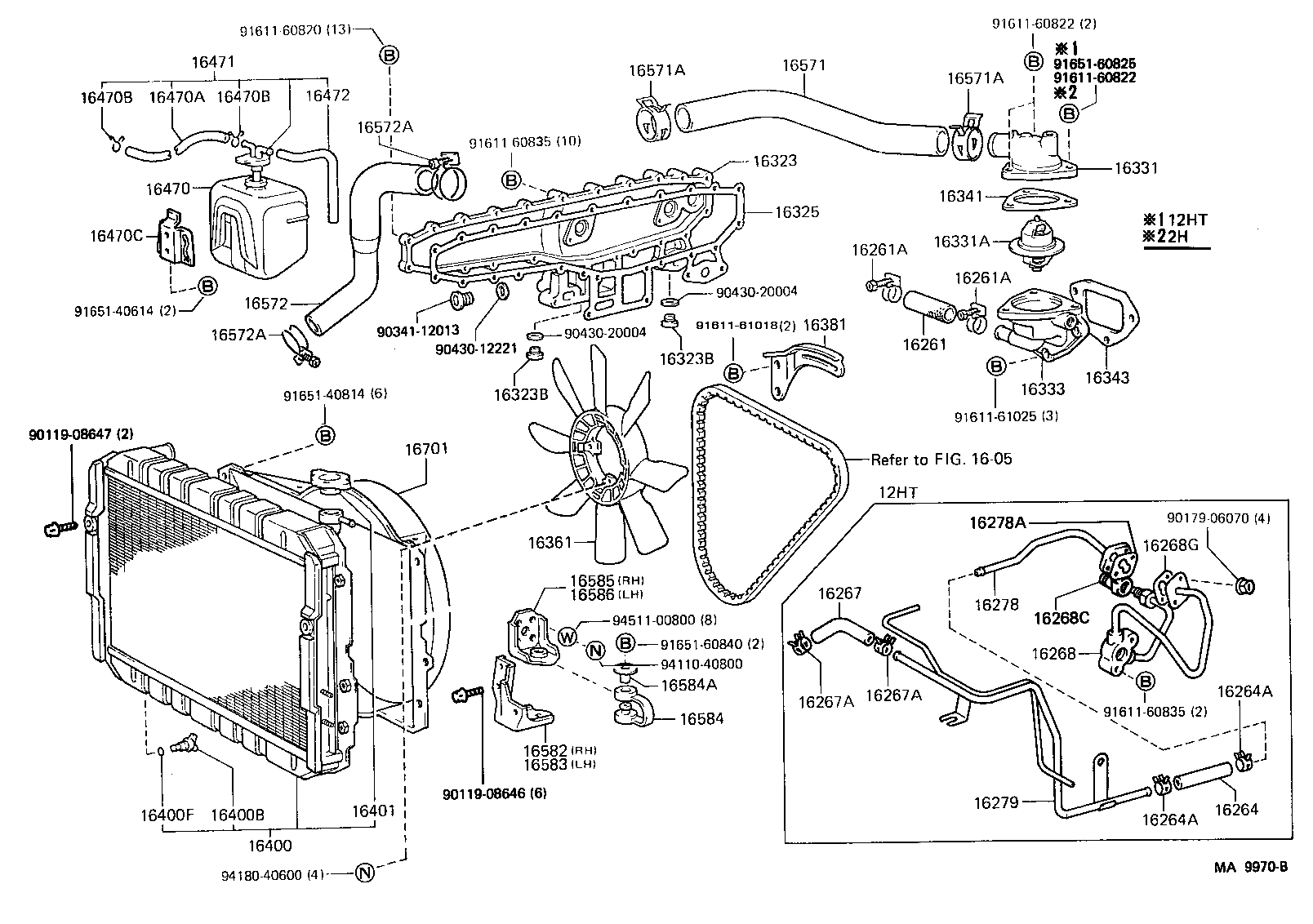 16400-68170 RADIATOR ASSY product image
